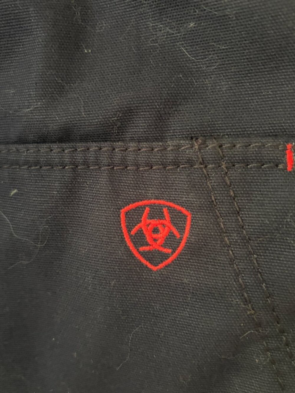 Ariat FR Workhorse Insulated Jacket in Navy Cat 4 2112 Size Medium Company Logo - Picture 4 of 15